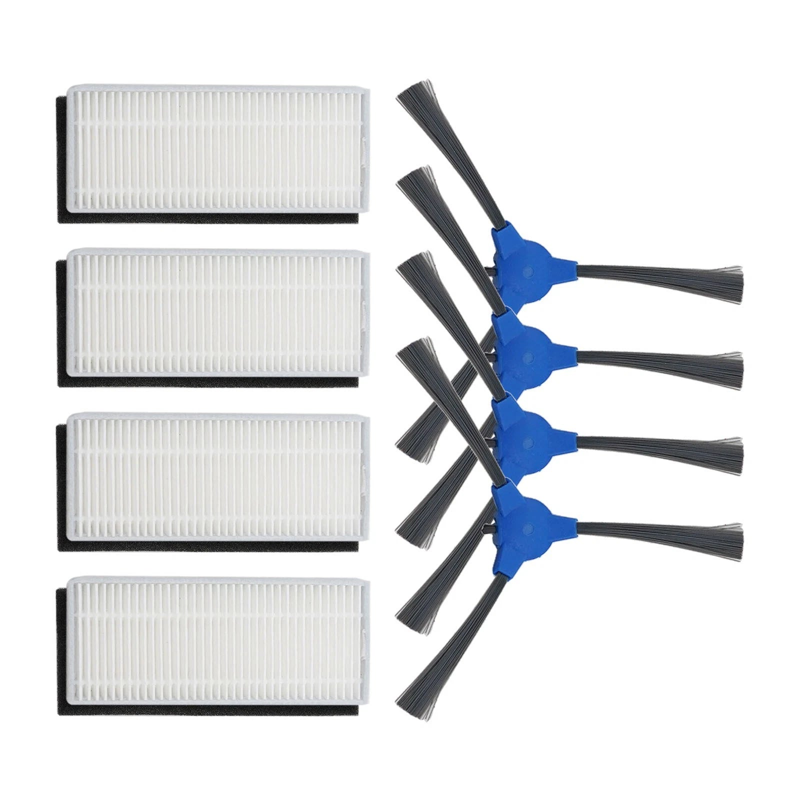 Set of 8 Side Brushes Filters for