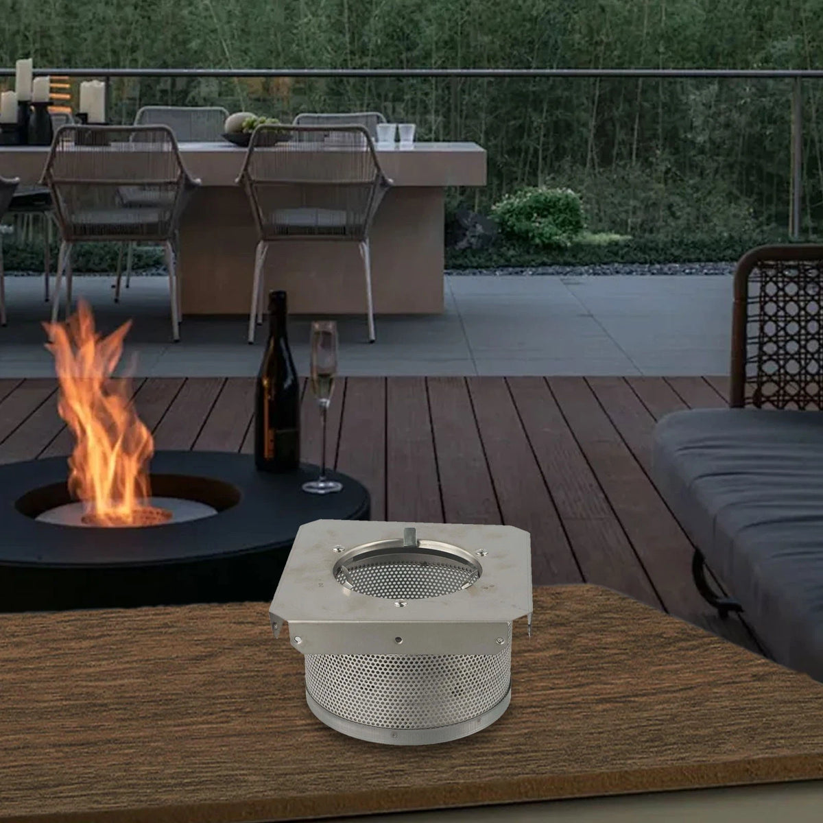 Stainless Steel Burner Net and Base for Patio Heaters (2010–2023)