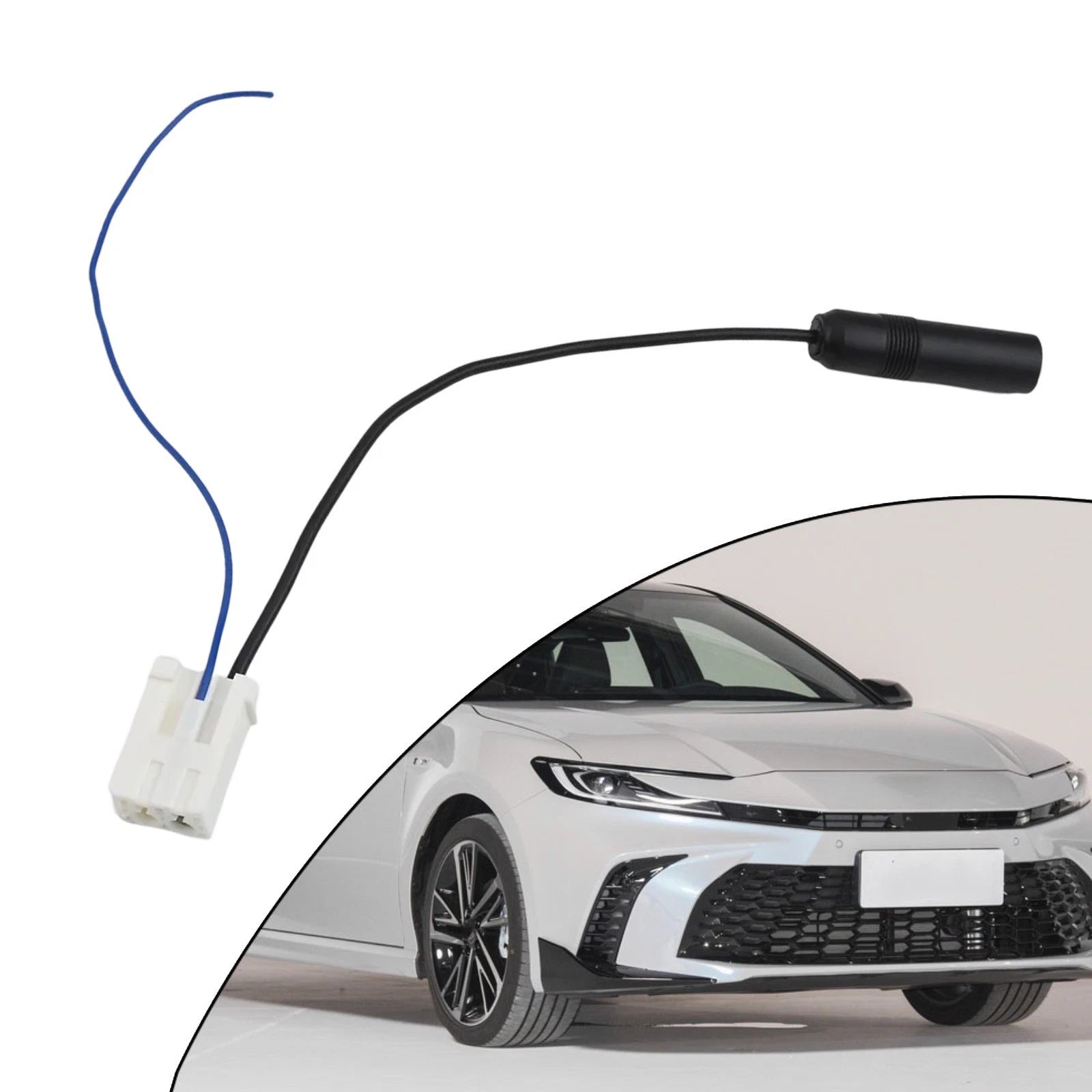 Car CD Tail Cable Radio Adapter for Toyota (Direct Installation)