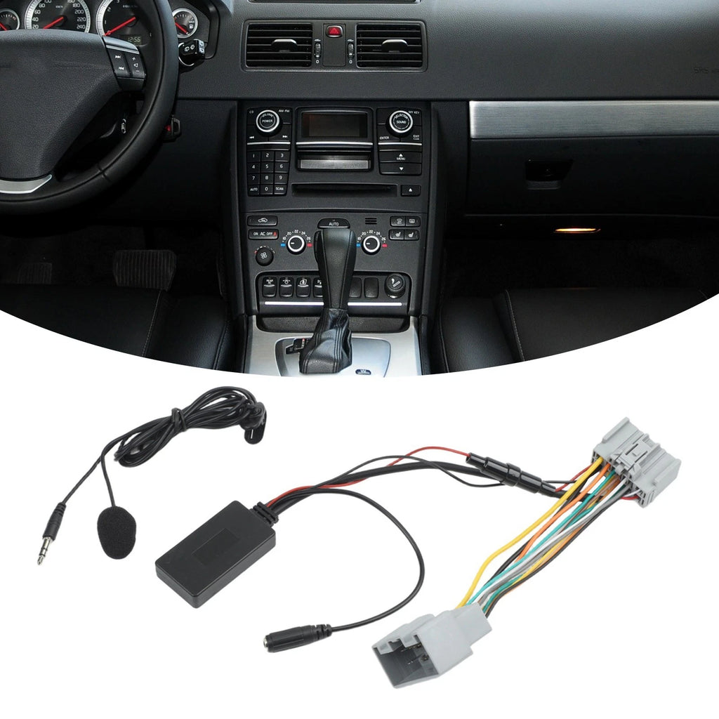 Audio Adapter and Mic Cable for Volvo (2004–2019)