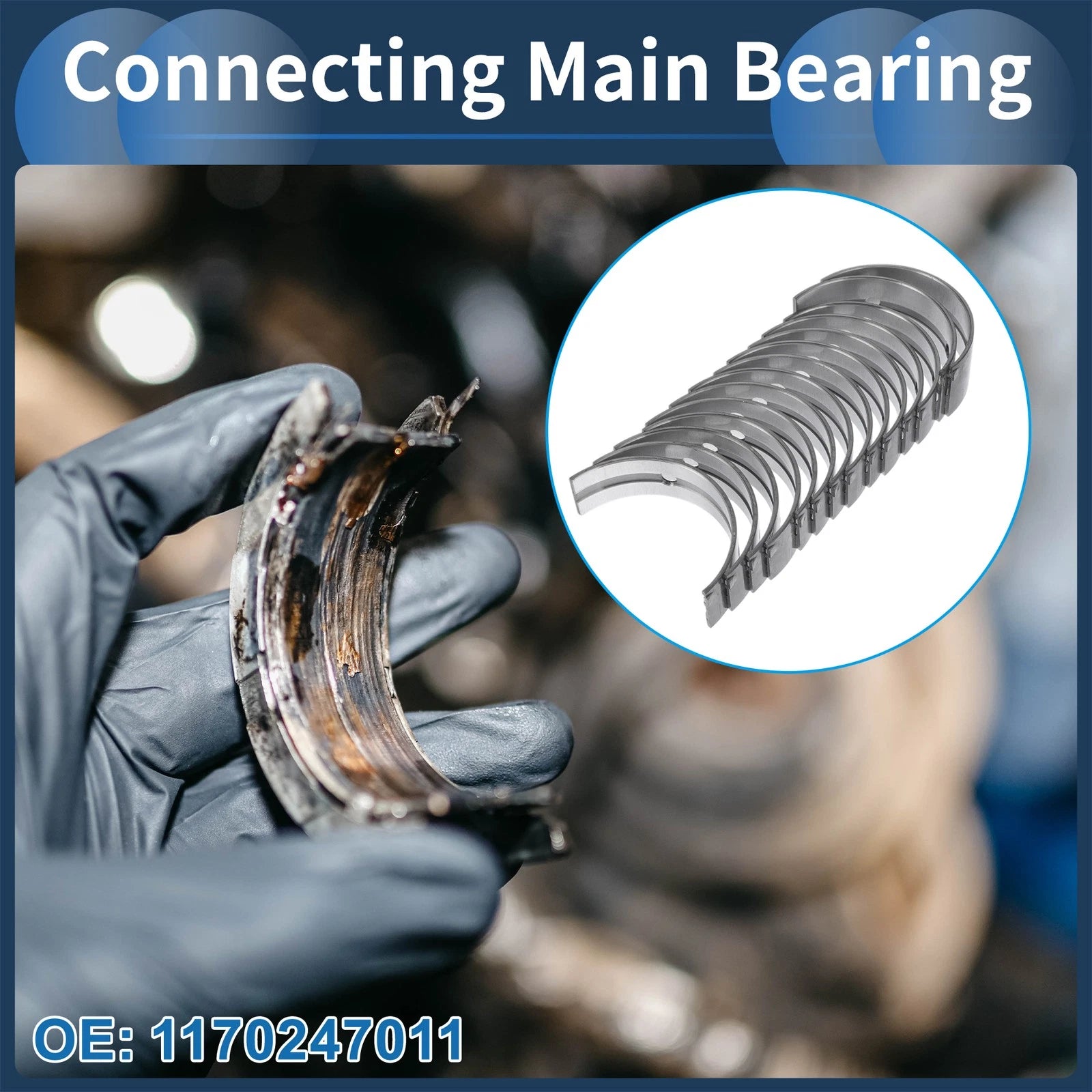 Engine Main Bearing Set Replacement for Toyota Land Cruiser (1969–1980)