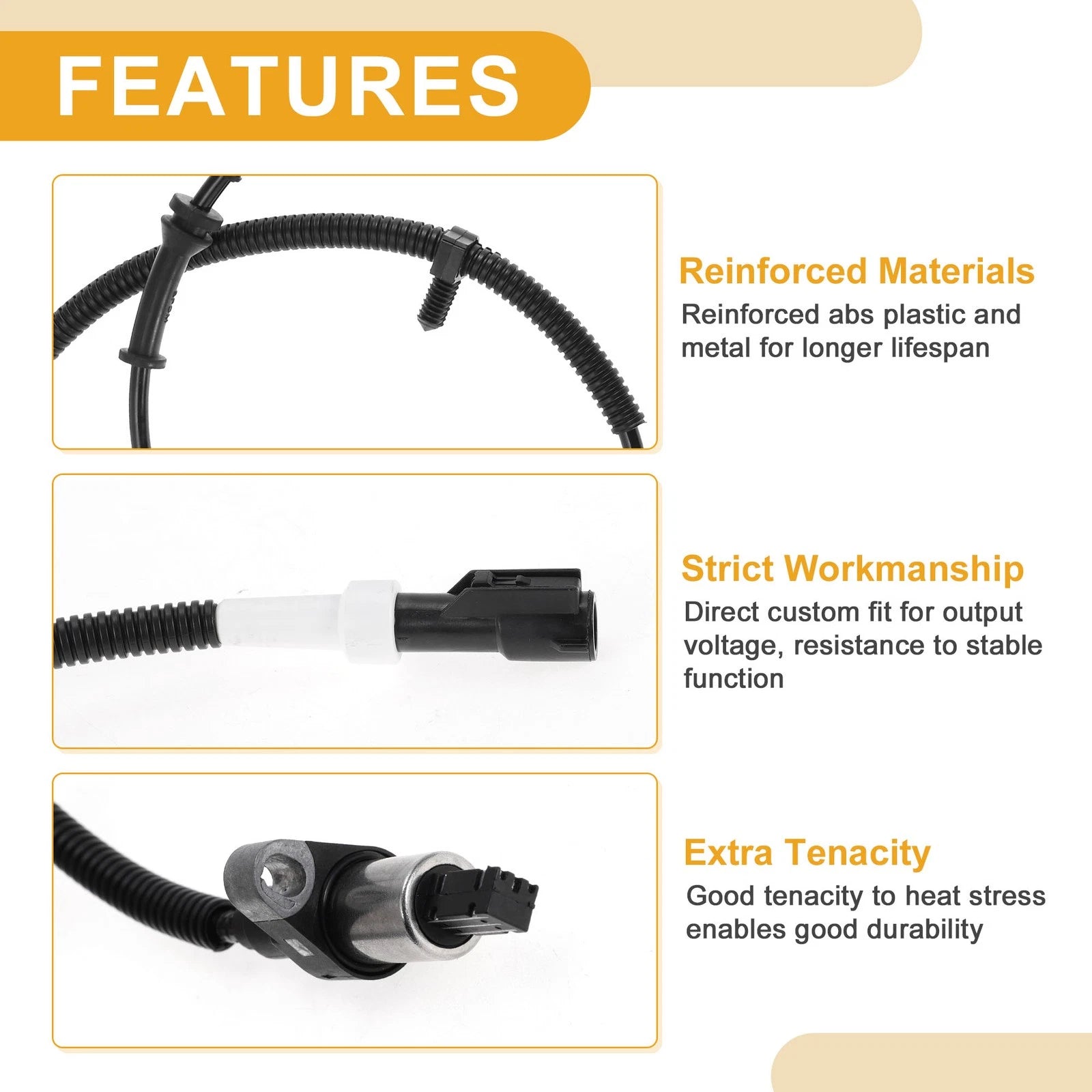 ABS Wheel Speed Sensor Replacement for Ford Crown Victoria Front (2003–2011)