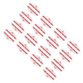 Set of 16 Unleaded Gas Only Stickers 0.82'' X 2.17'' for Cars Boats
