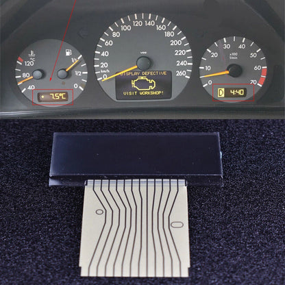 LCD Screen Display for Mercedes Benz C Class E Class W208 CLK W210 SLK R170