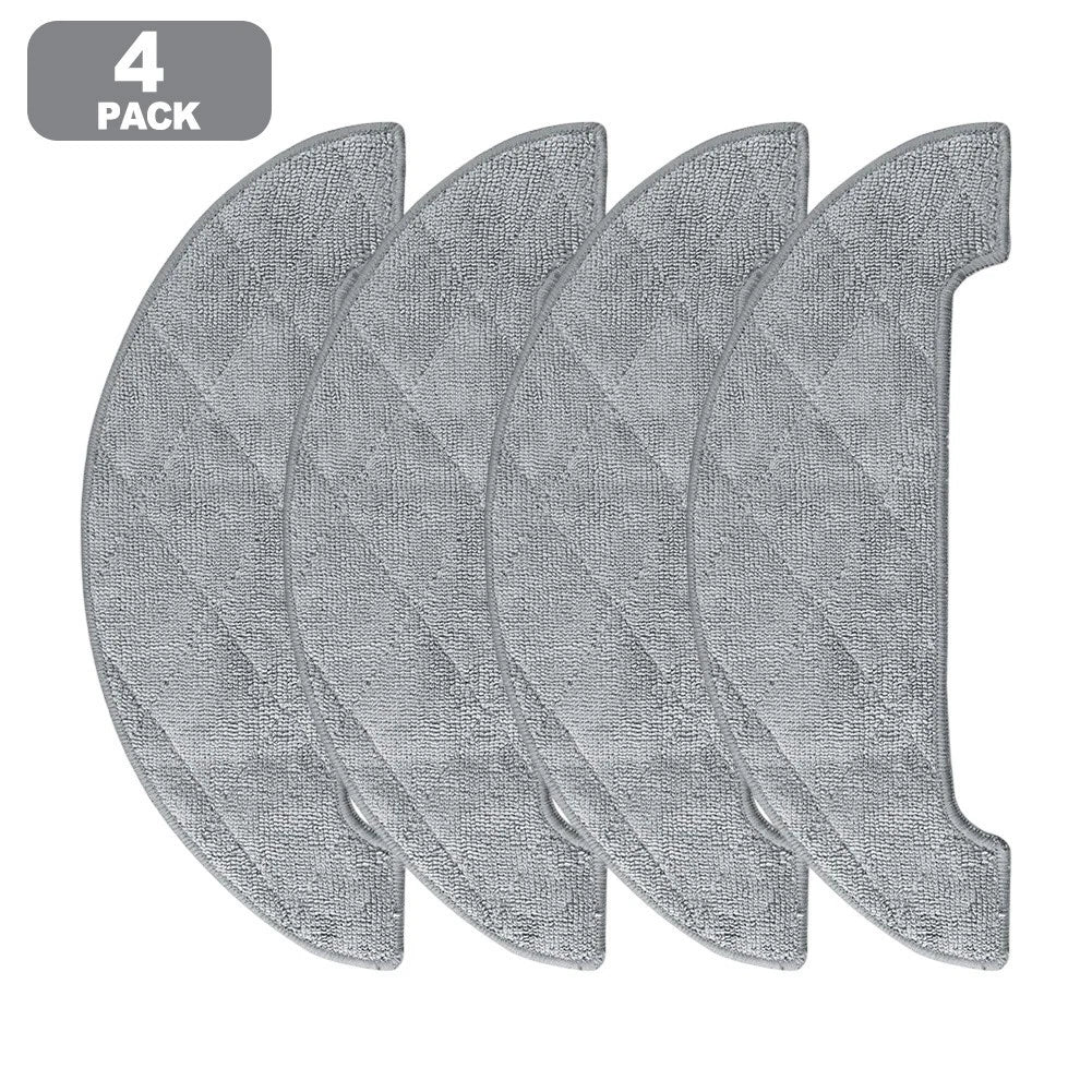 Set of 4 Microfiber Mop Pads for Liectroux Lilin X6 (2018–2023)