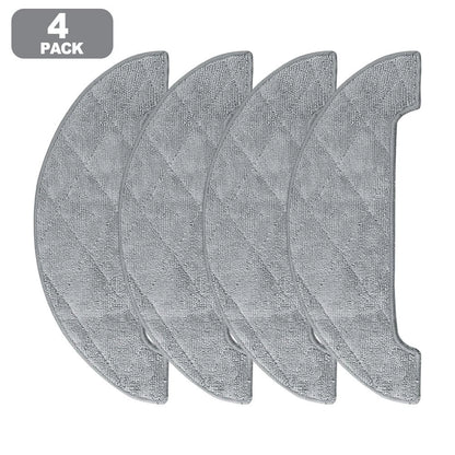 Set of 4 Microfiber Mop Pads for Liectroux Lilin X6 (2018–2023)