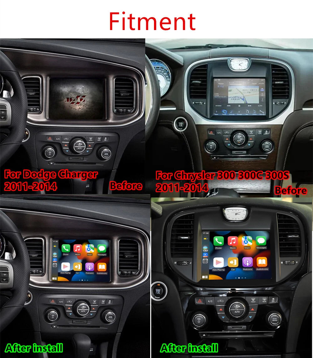 8.4'' Car Stereo GPS Navigation for Dodge Charger Chrysler 300 (2011–2014)