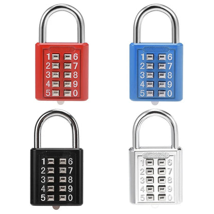 Zinc Alloy Intelligent Password Lock for Portable Use (10 Digits)