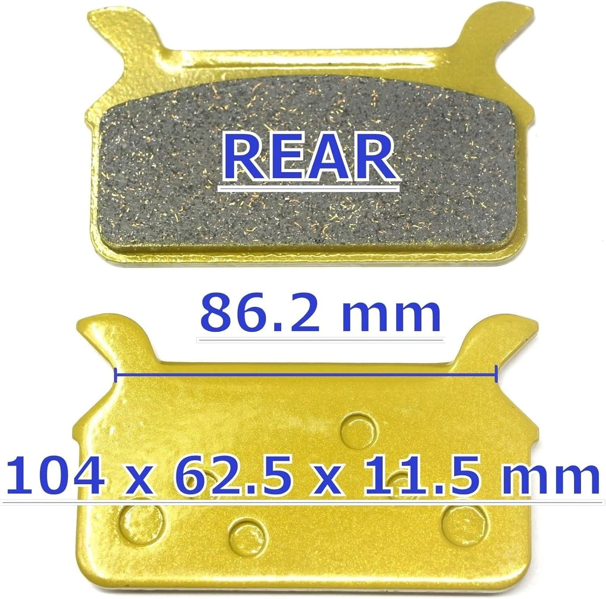 Front & Rear Brake Pads for Harley Davidson FLHR/FLHRCI Road King Classic (1994–1999)