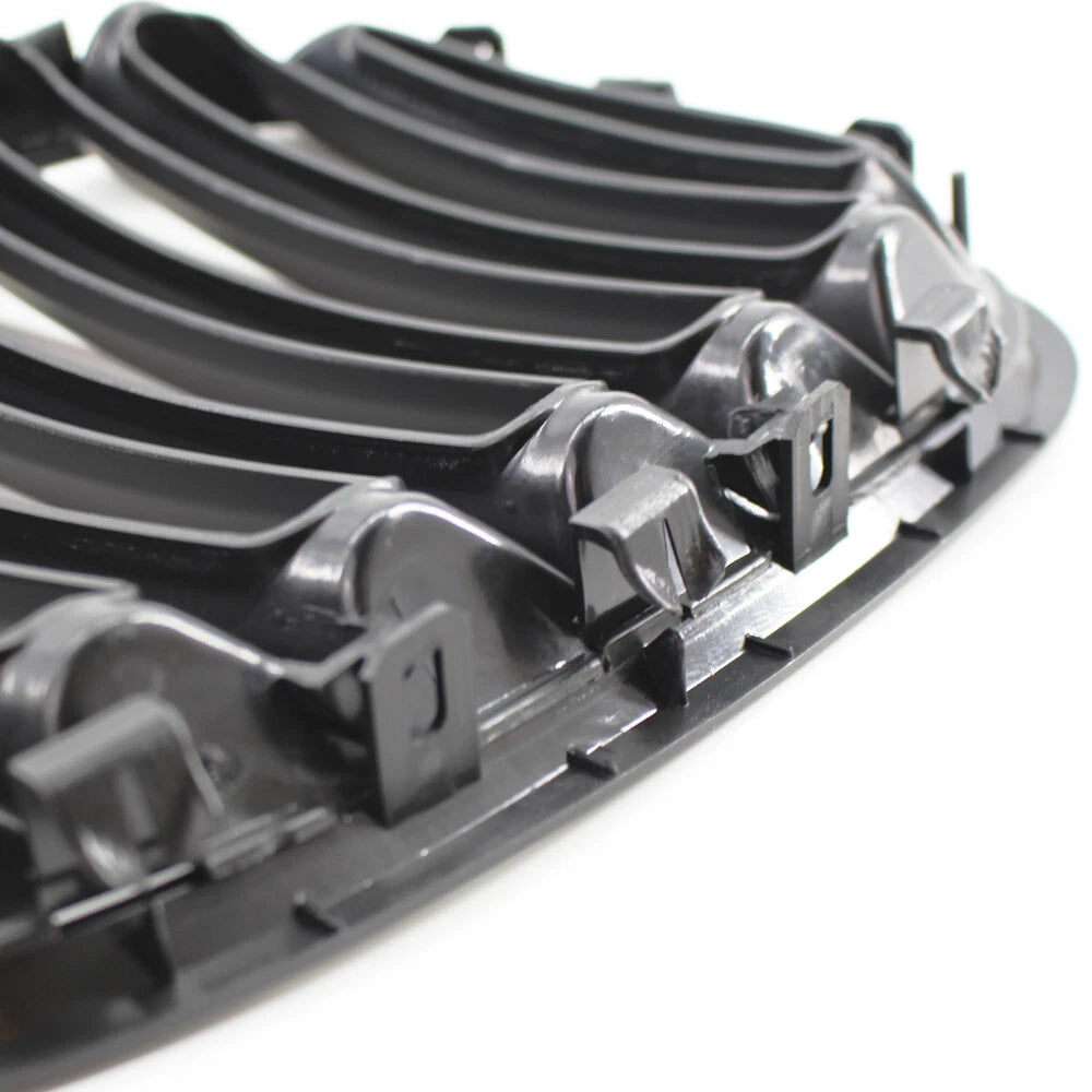 Pair of Matte Black Front Kidney Grilles for BMW X5 E53 (2004–2006)