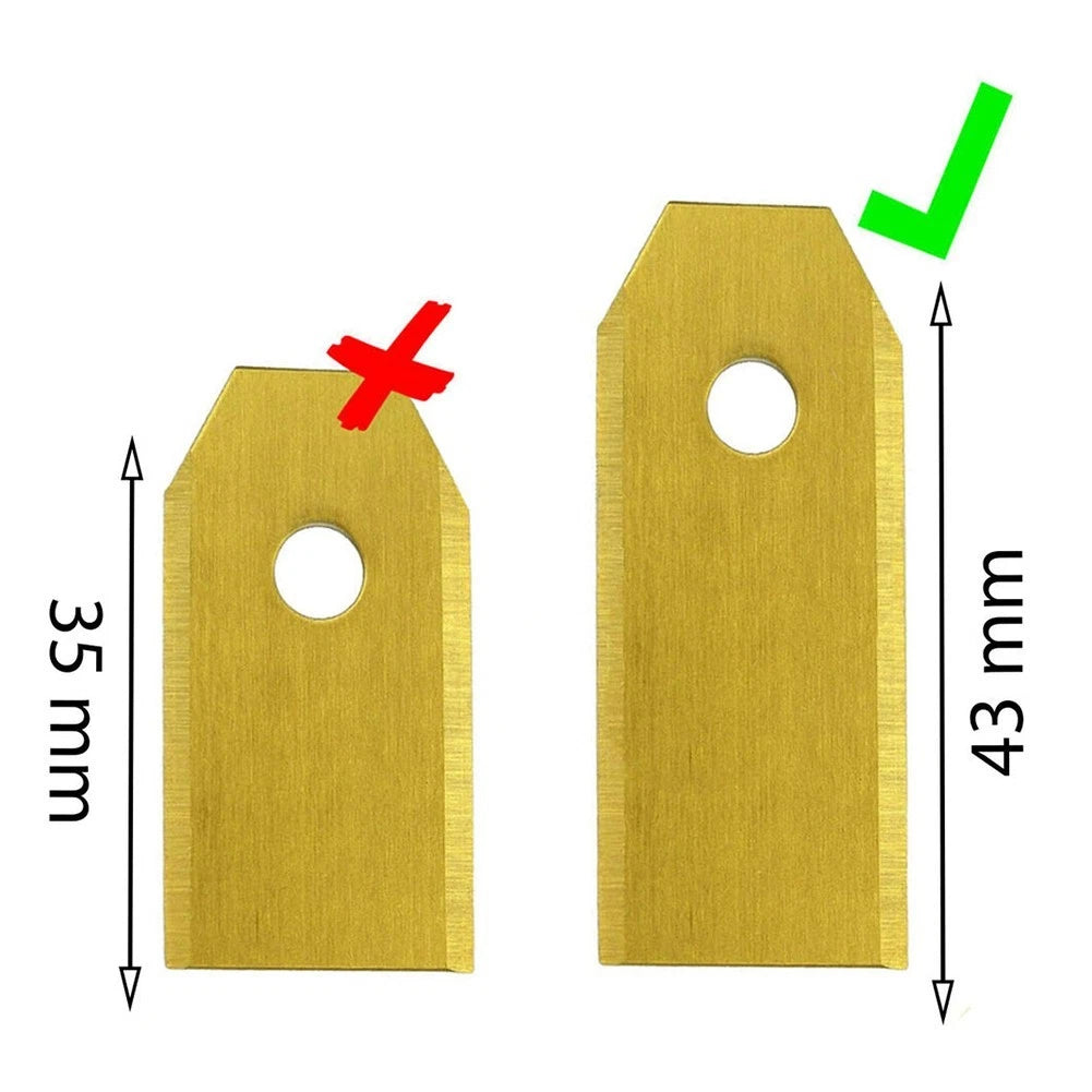 43mm Lawnmower Blade Replacement for