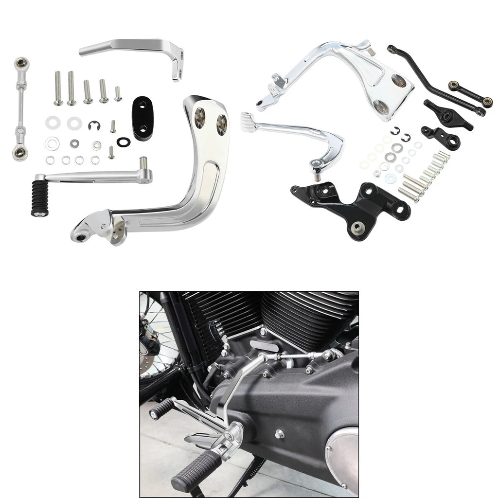 Mid Controls Shift Side + Brake Side Kit for Harley Sport Glide Fat Bob (2018–2023)