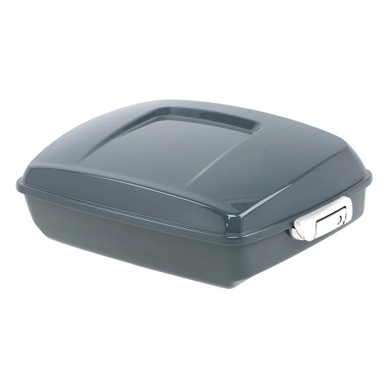 Chopped Trunk Backrest Mount Light for Harley Touring (2014–2026) Gunship Gray