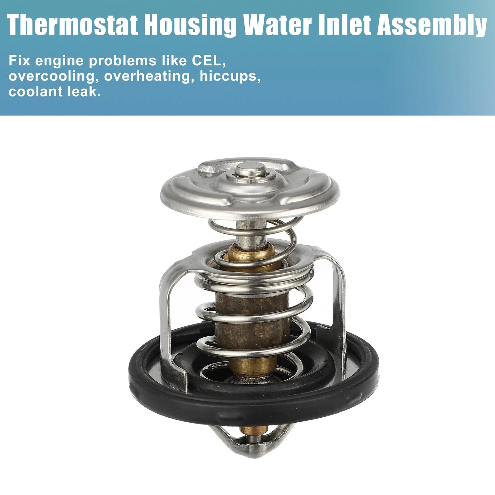 Engine Coolant Thermostat Housing Assembly for Chevrolet Silverado (2003–2006)