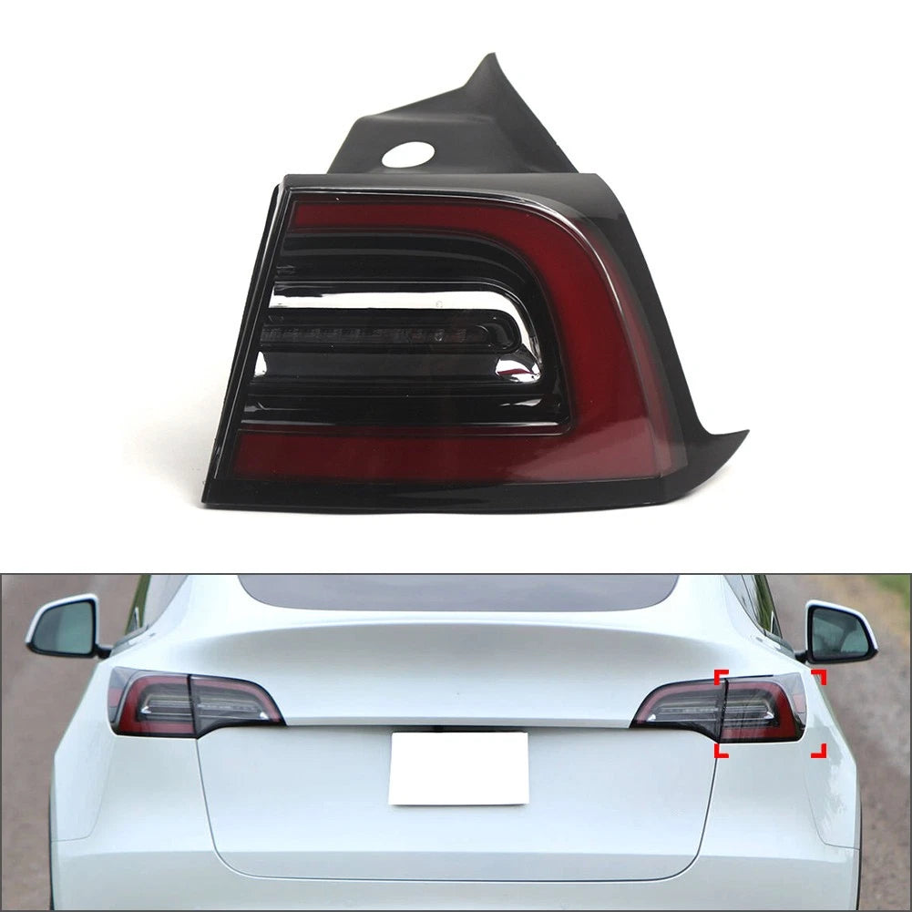 1x Right Tail Lamp Outer Rear Lights 4 Pins For Tesla Model 3 Model Y 2020-2023