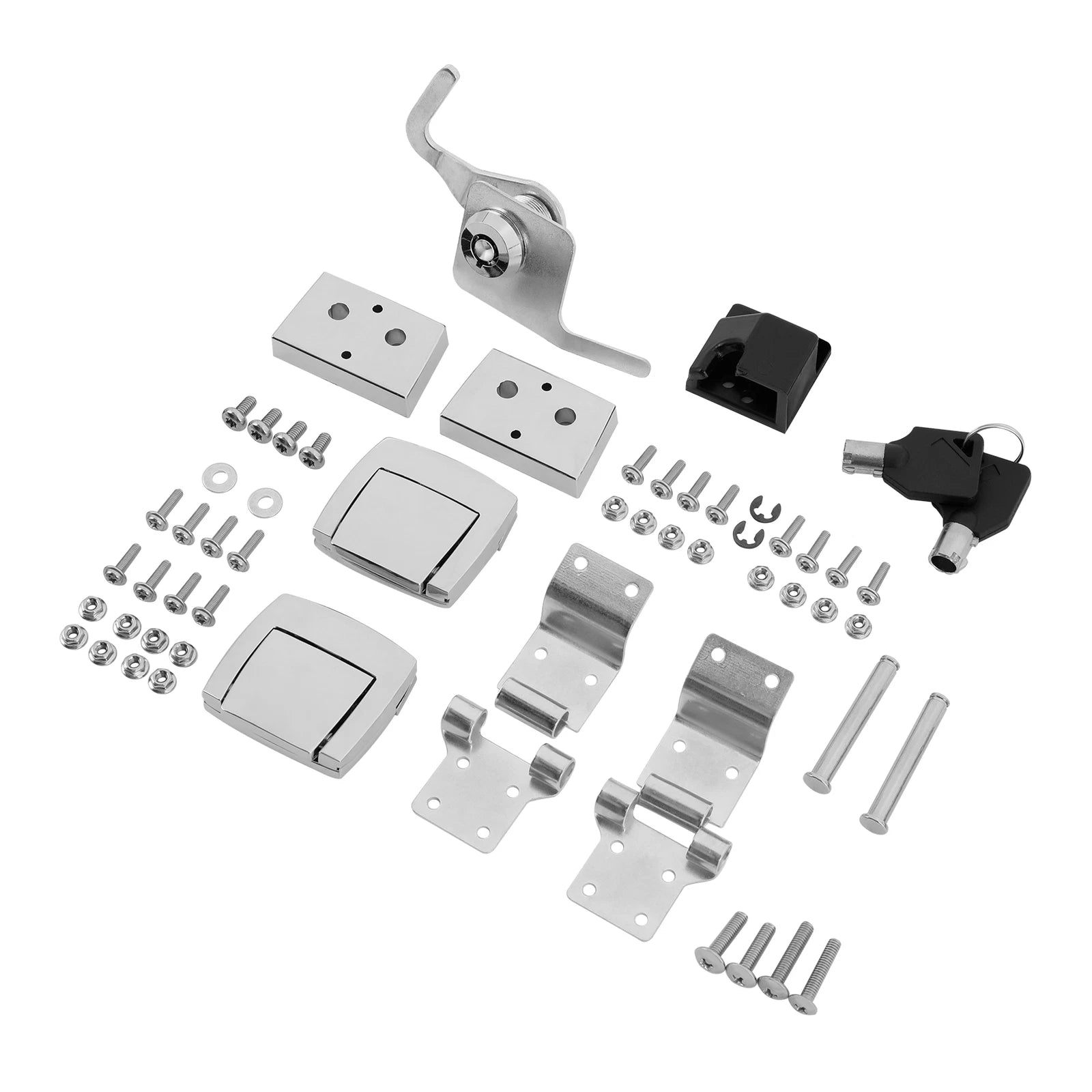 Trunk Hardware Latches Hinges Lock for Harley Touring Electra Glide (1988–2013)