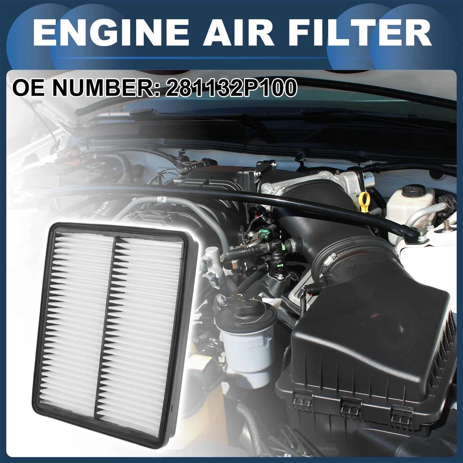 Engine Air Filter for Kia Optima 2.0L 2.4L 2012–2015 Replacement