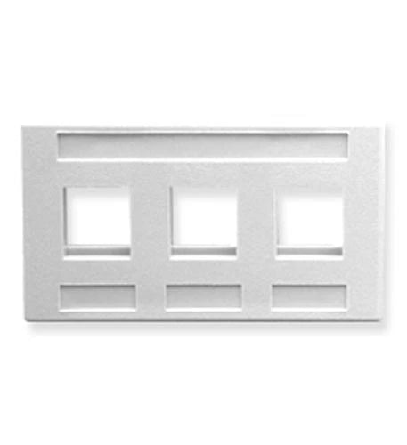 3-Port Faceplate for Icc IC107FM3WH