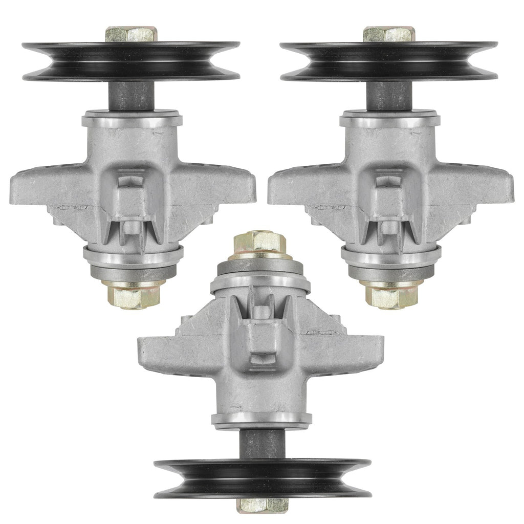 Spindle with Pulley Replacement for Cub Cadet LT1024 LT1050 SLT1554 (3x)