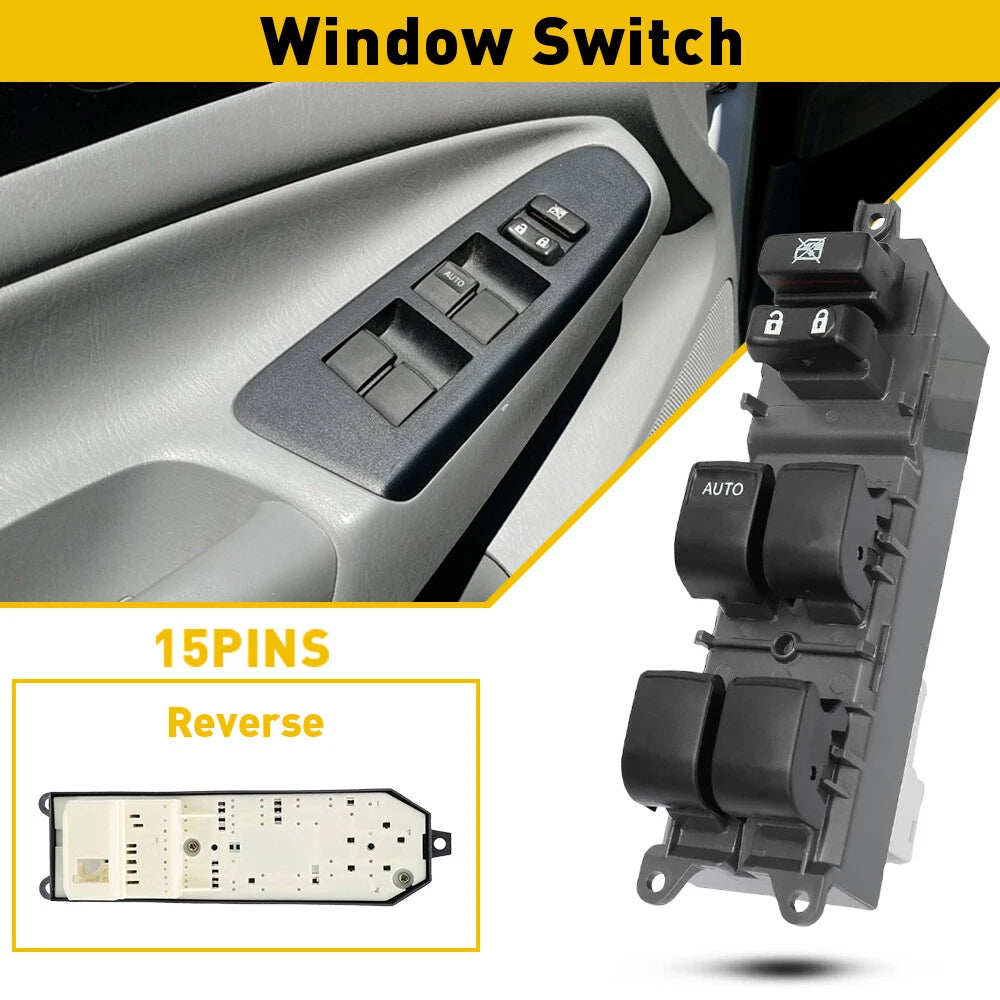 Power Window Master Control Switch for Toyota RAV4 Camry Corolla (84820-06100)