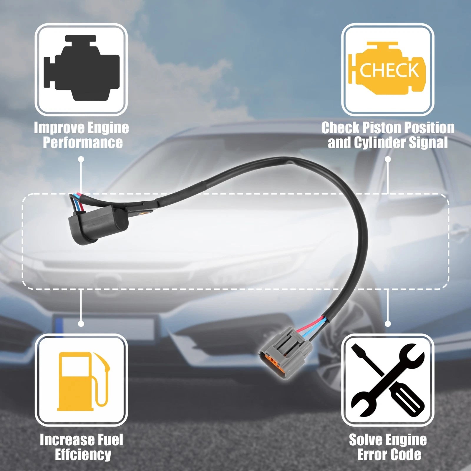 Crankshaft Position Sensor Replacement for Mazda Miata (1999–2005)