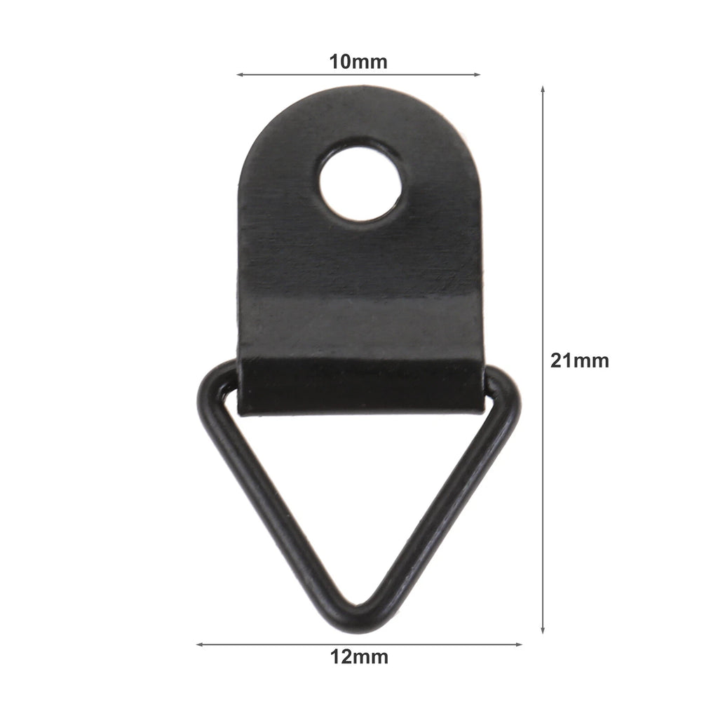 50Pcs Triangle Ring Picture Frame Hooks for Hanging Photos Artwork