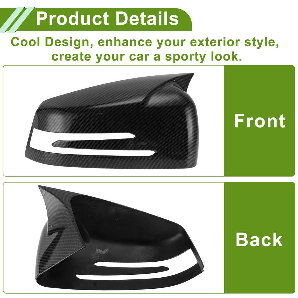 Mirror Cover Cap Replacement Pair for Mercedes-Benz A-Class W176 (2012–2017)