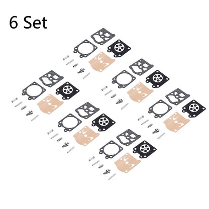6 Set Carburetor Gasket Kit Replace For Stihl 021 023 MS210 MS230 Walbro K11-WAT