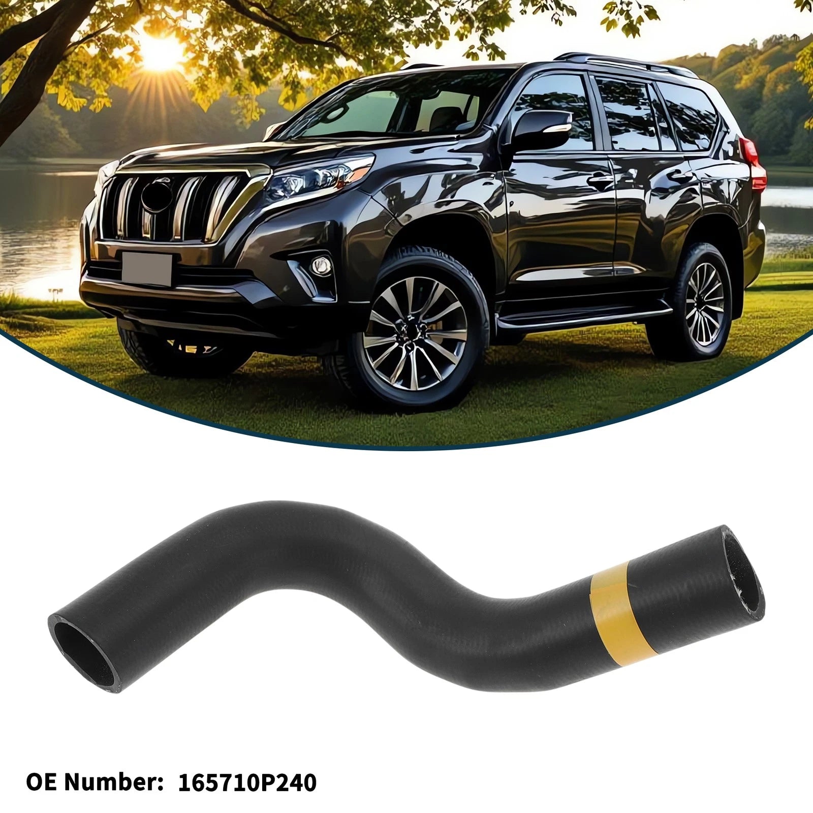Radiator Hose Replacement for Toyota Prado 4.0L Automatic TX (2010–2019)