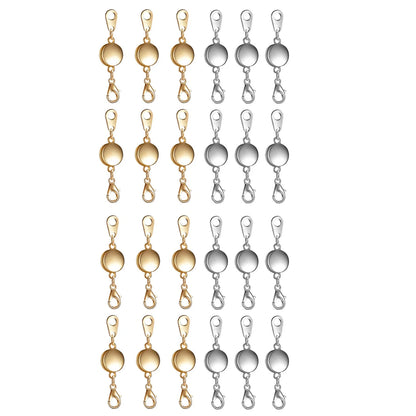 Magnetic Extension Chain Clasp for Necklace Bracelet Jewelry Deco