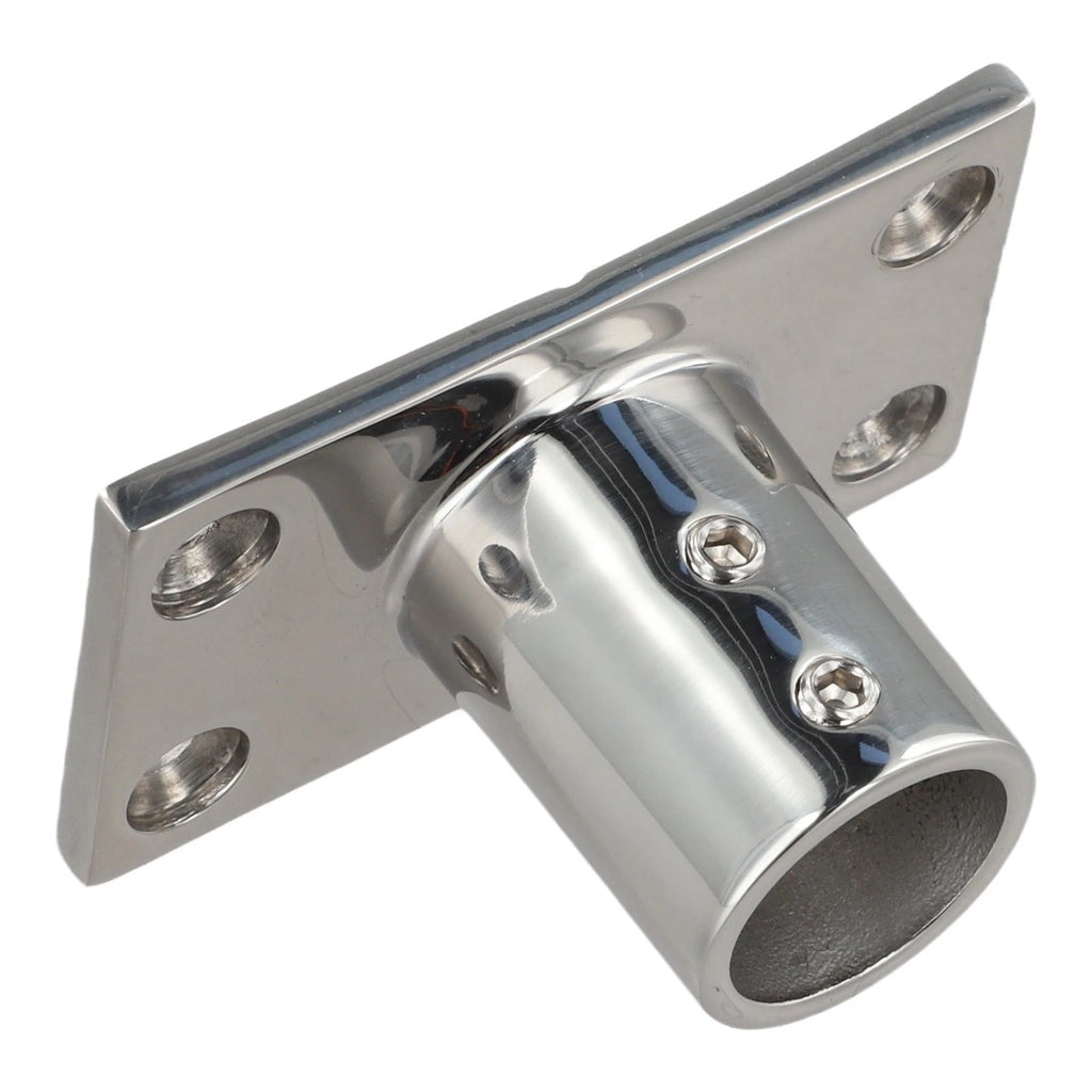 22MM Rectangular Base for Handrails (Marine Grade Stainless Steel)