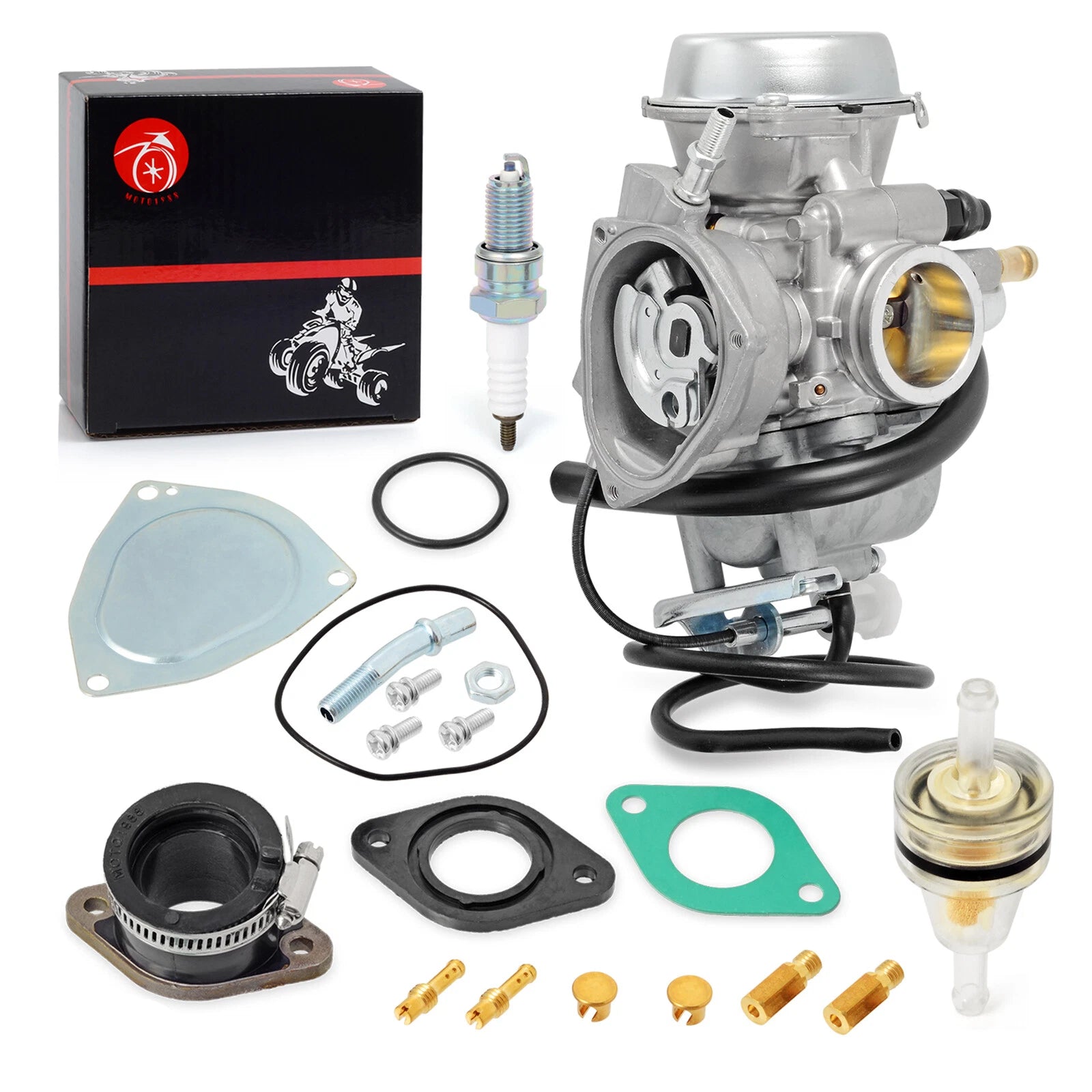 Carburetor with Intake Pipe for Suzuki Quadsport Z250 LTZ250 (2004–2009) 13110-21G00