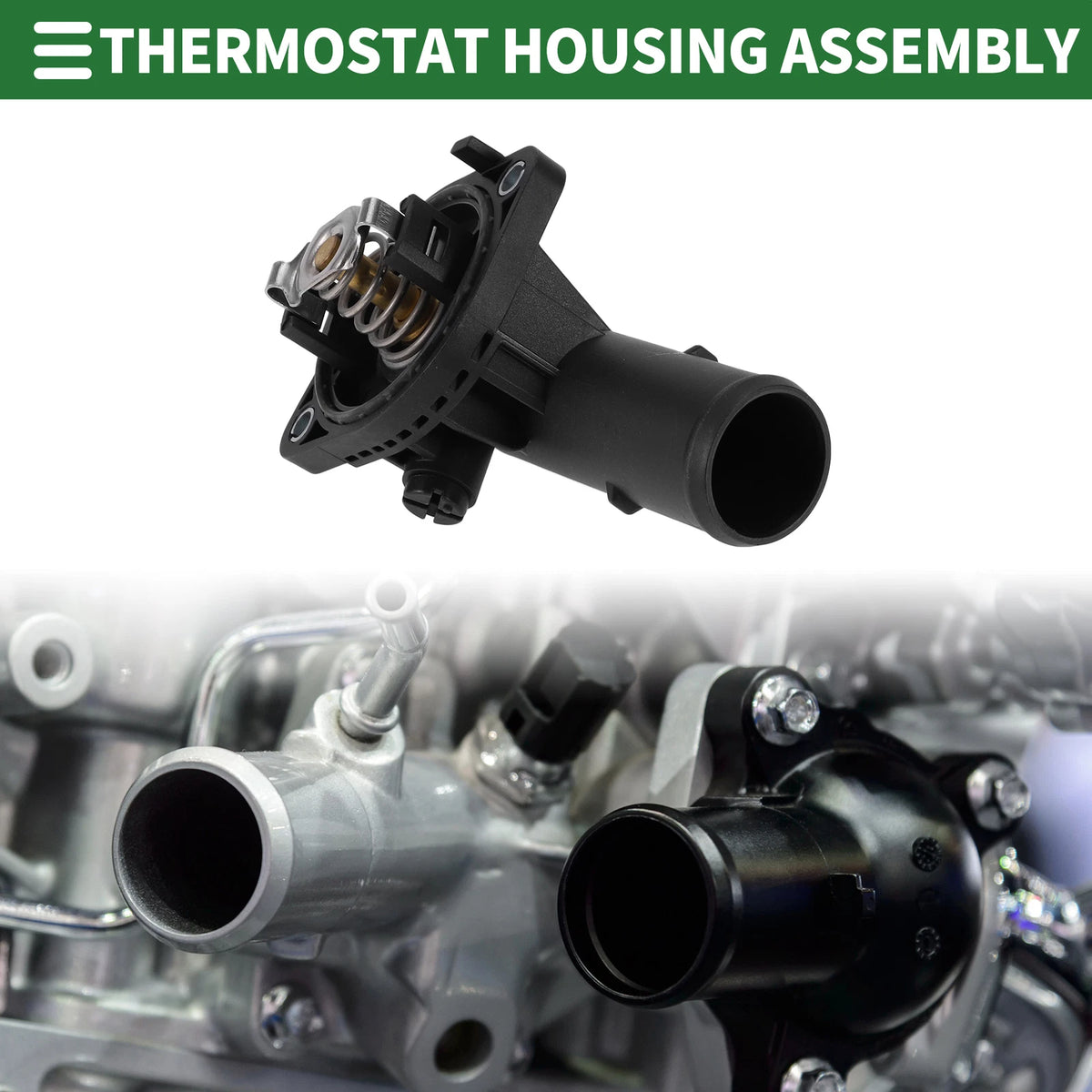 Engine Coolant Thermostat Housing Assembly for Ram 1500 (2014–2018)