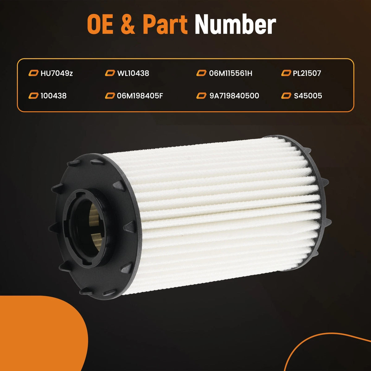 Engine Oil Filter for Audi VW Touareg Porsche Panamera Cayenne Macan (2010–2023) WL10438