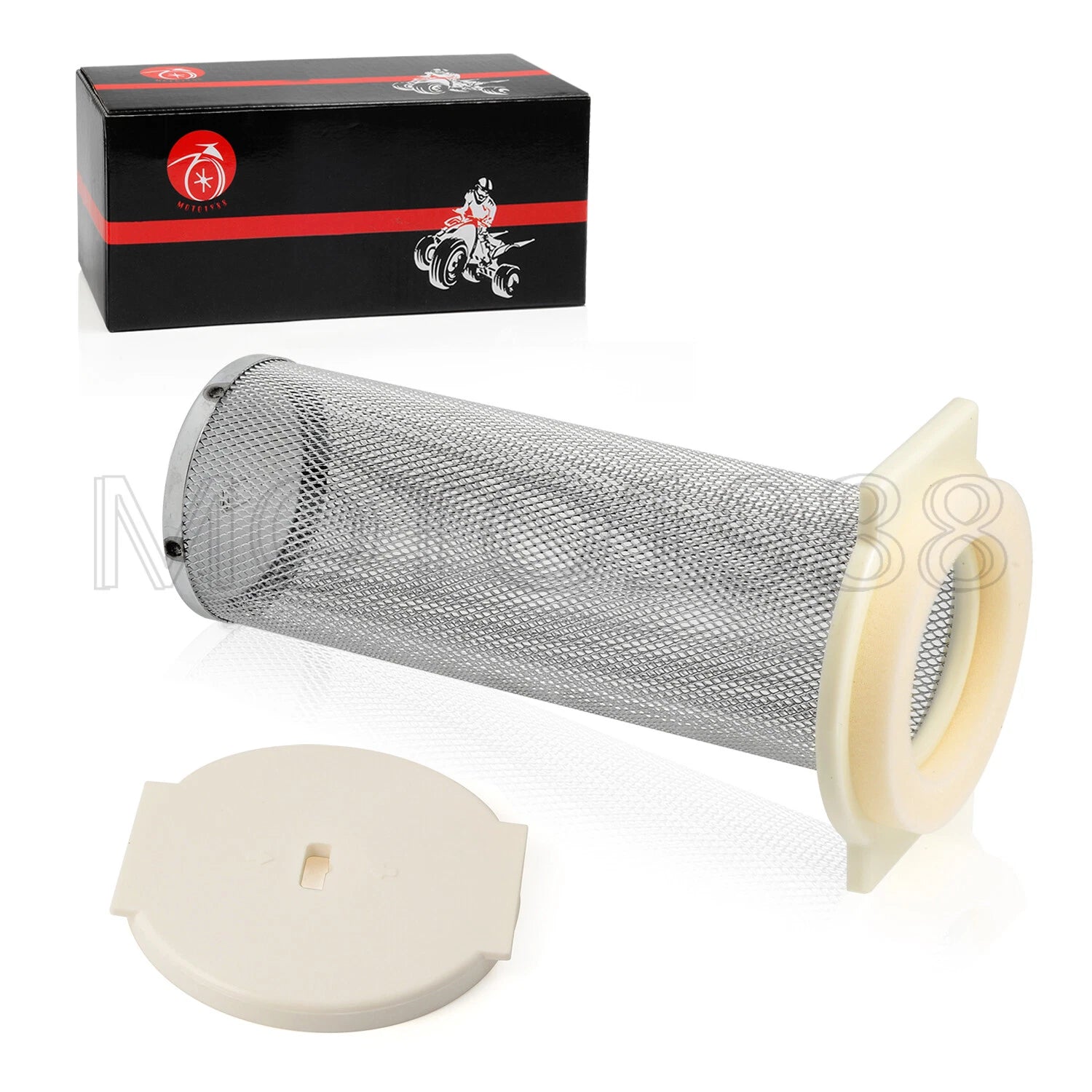 Air Filter Cage Guide & End Cap for Yamaha Kodiak 400 YFM400 (2000–2002)