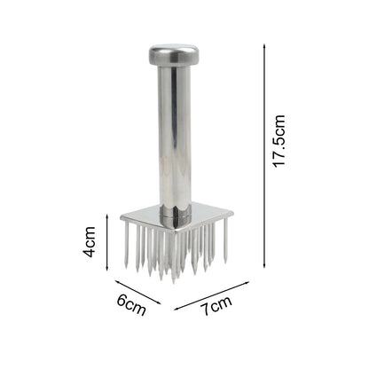 304 Stainless Steel Meat Tenderizer with 19 25 18 28 Needle Design