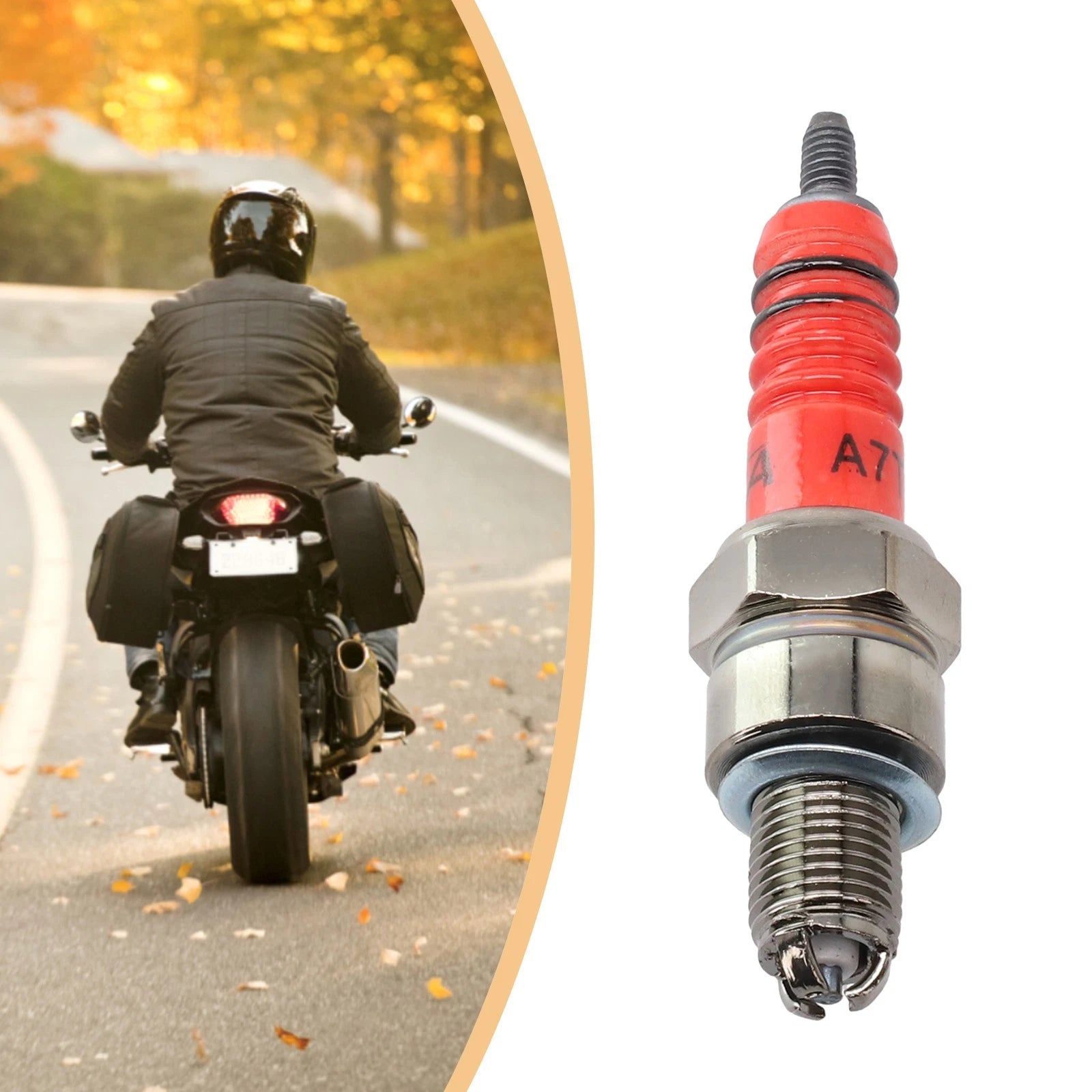 High Performance 3-Electrode Spark A7TC For 50CC-150CC for atv Motorcycle