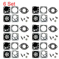 Set of 6 Carburetor Kits for Stihl 020, 20AV, 024 (RK-13HU, RK-14HU)