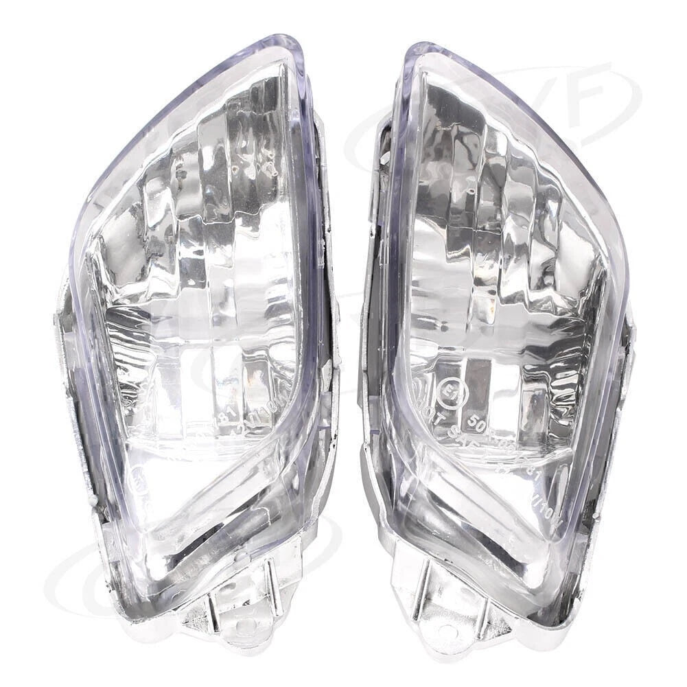 2X Front Turn Signal Clear Lens Indicators for Honda CBR1100XX (1997–2006)