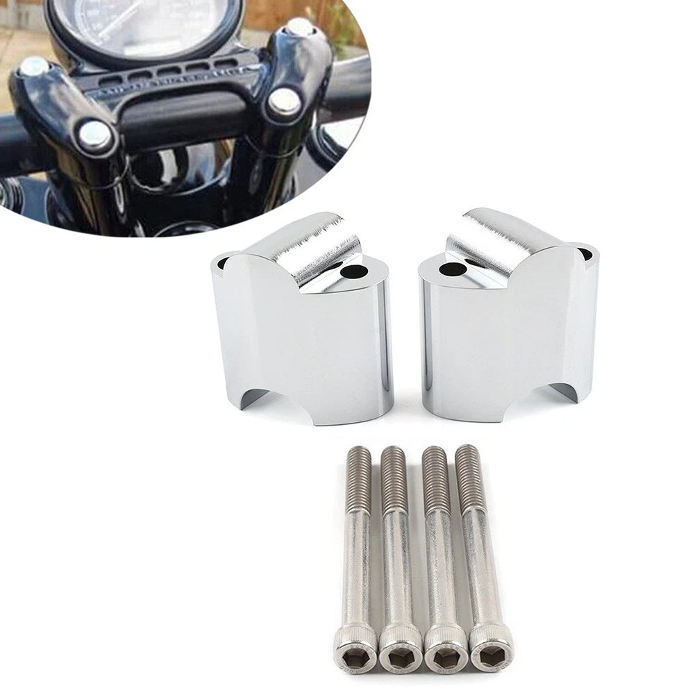2'' Handlebar Risers Mount Extension Kit for Harley Sportster 48 (2010–2023)