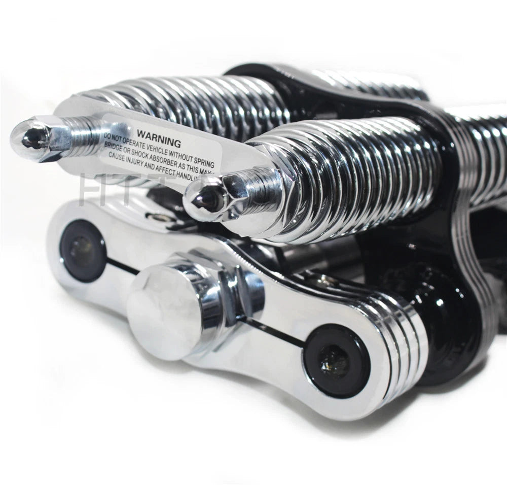2X 20" Under Springer Front End w/ Axle Kit for Harley Chopper Bobber (Chrome)