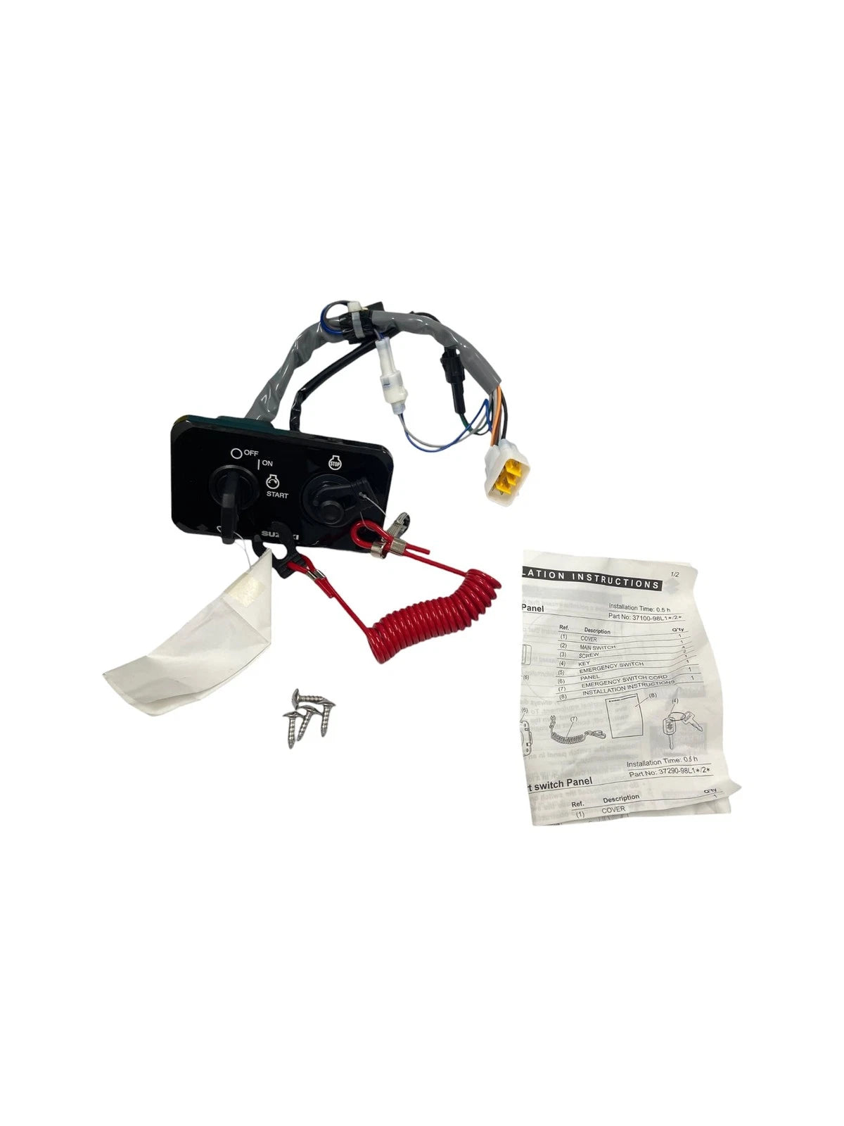 Horizontal Key Switch Panel for Suzuki (37100-98L20)