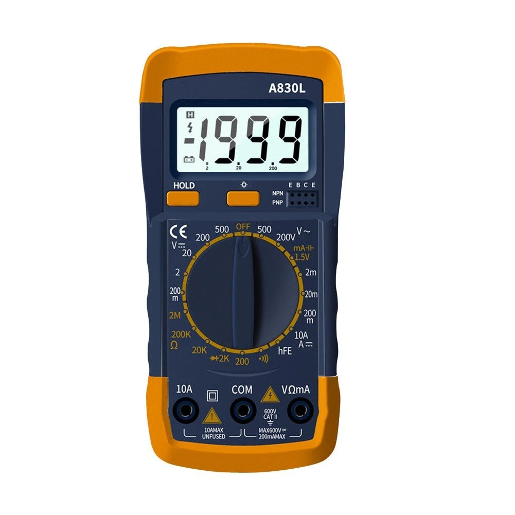 Multifunctional Tester A830L LCD Meter with Diode & Transistor Tests