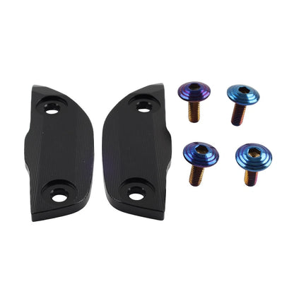 Mirror Delete Block Off Base Plate Black for CFMOTO 450SR (2022–2025)