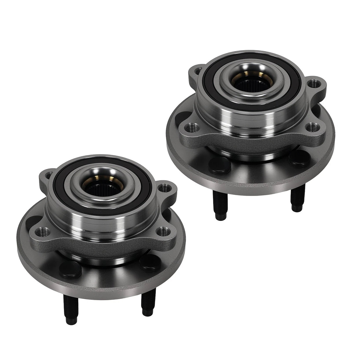 Pair Wheel Hub Assembly WE60539 for Ford Edge Flex Taurus Lincoln MKS MKT (2007–2019)