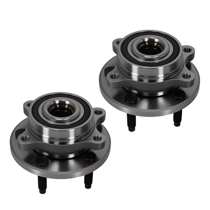 Pair Wheel Hub Assembly WE60539 for Ford Edge Flex Taurus Lincoln MKS MKT (2007–2019)