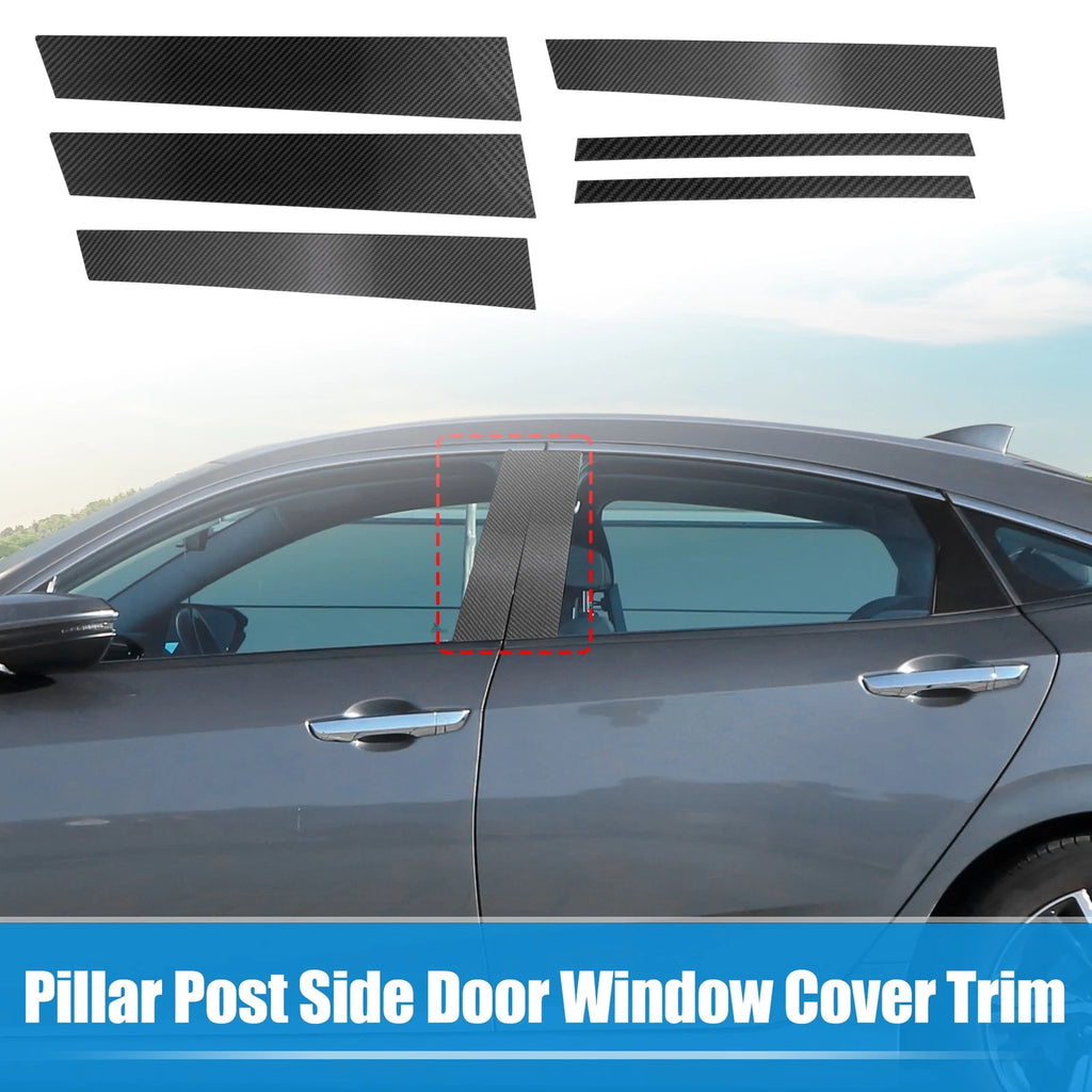 Pillar Post Window Cover Side Door Set for Honda Civic Sedan (2006–2011)