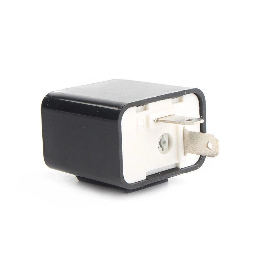 2-Pin Adjustable LED Flasher Relay for Universal Fit (Turn Signal/Blinker)