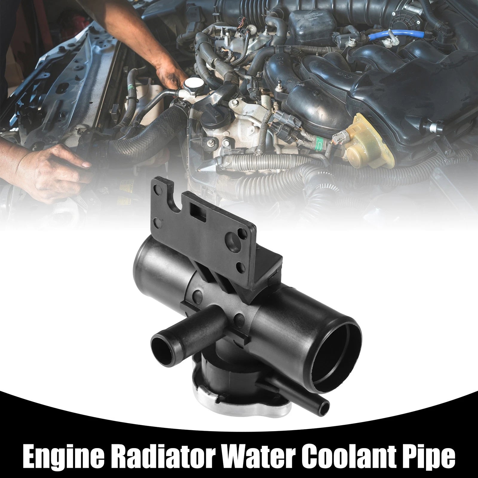 Radiator Coolant Filler Neck with Cap Replacement for Mitsubishi Lancer (2007–2017)