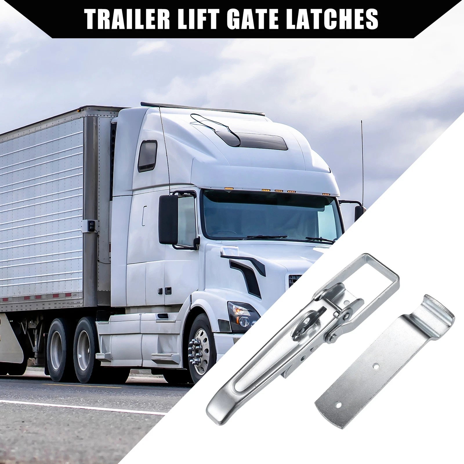 Lift Gate Pull Latches Replacement Set for Utility Trailer RV Camper (2000–)